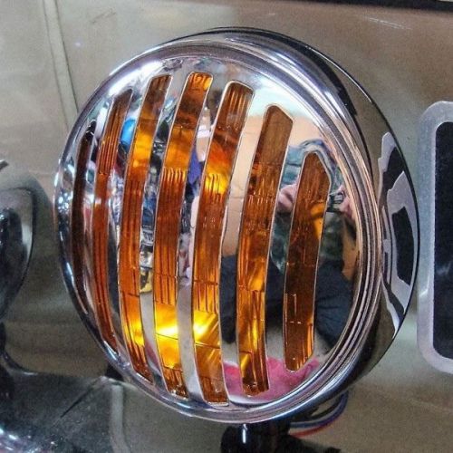 Volkswagen / porsche 356 style amber spot light by aircooled accessories.