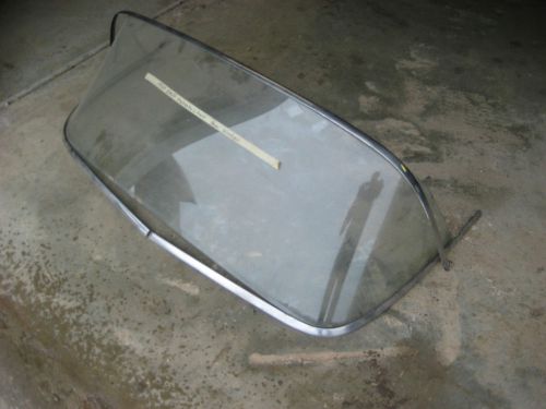 Original 1959 nash metropolitan rear window &amp; stainless trim