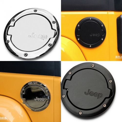 2 color!for jeep wrangler jk 2/4 door 2007-2015 fuel tank filler cap 1pcs