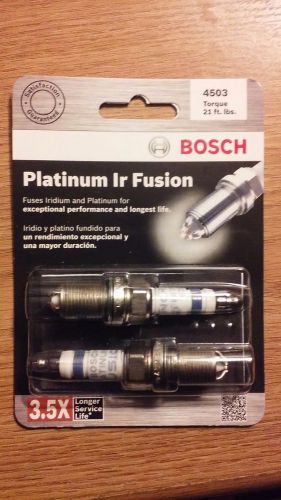 Bosch 4503 spark plug - platinum ir fusion pack of 2