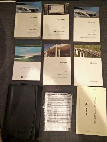 2010 lexus is350  is250 owners manual navigation system manual set-complete # 44