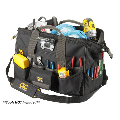 Clc l232 tech gear led lighted 18&#034; bigmouth tool bag -l232