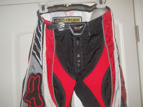 Fox racing mx motor cross~ 360 motion ~kids pant dirt bike~ size 30~ black~nice