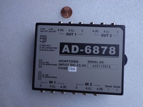 (rosen) ad-6878 dvd video system adaptors input dc-13.2v
