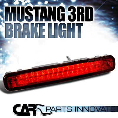 2005-2009 ford mustang red lens led 3rd brake light stop lamp