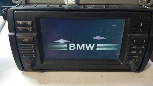 2003 bmw e46 m3 oem factory radio navigation navi 16:9 monitor screen