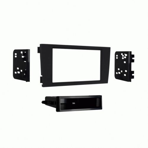 Metra 99-9108b 00-2005 audi a6 vehicle single/double din dash kit - matte black