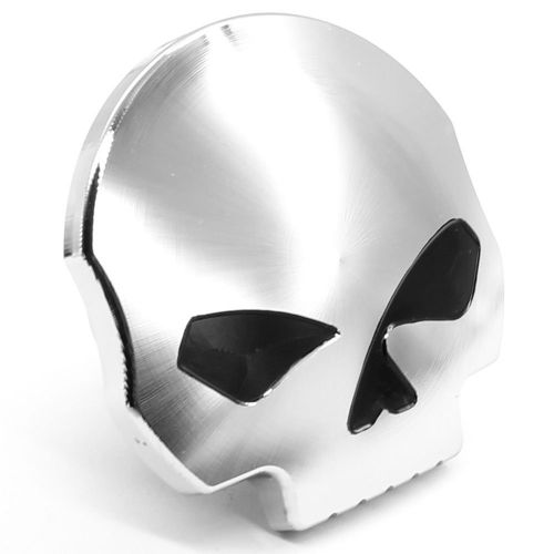 Cnc skull fuel gas tank cap cover for harley touring dyna softail sportster 1pc