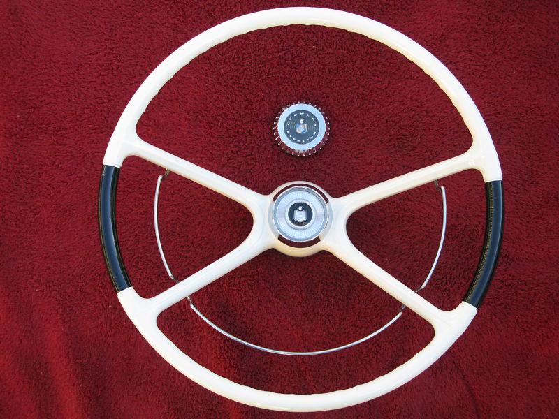 Vintage rat hot rod 1957 1958 mercury steering wheel ford 1949 1950 1932 kustom