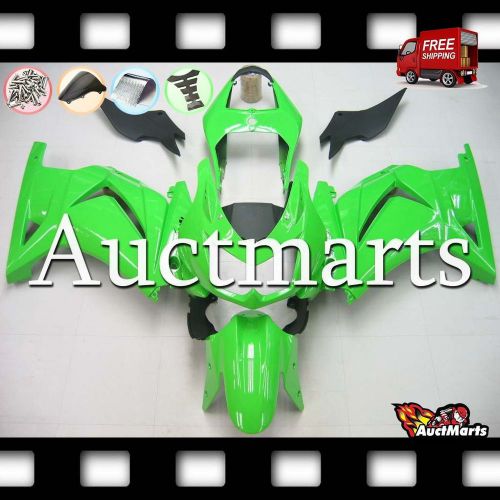 For kawasaki ninja ex-250 2008-2012 09 10 11 fairing plastic plain green 3m6 vb