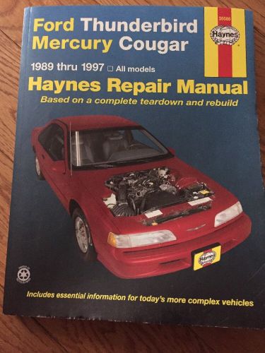 Haynes ford thunderbird mercury cougar 1989-1997