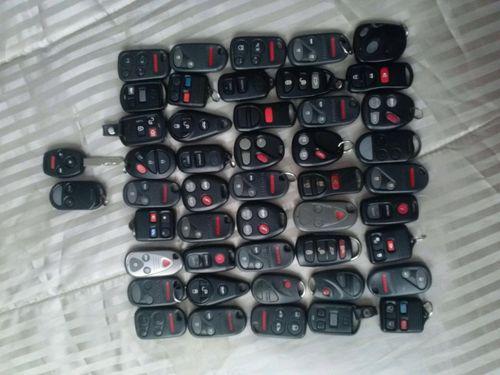 Lot of 47 keyless entry fobs