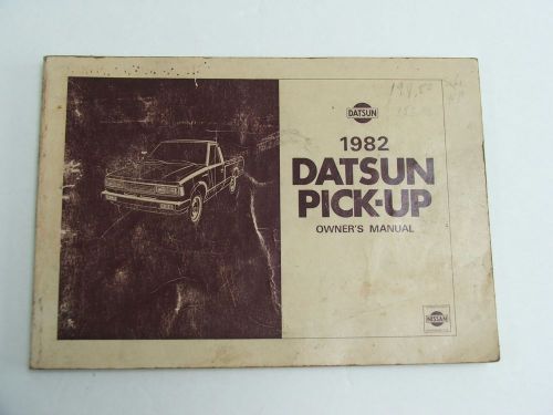 1982 datsun pick-up owner&#039;s manual gas/diesel