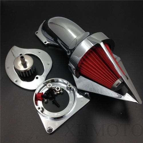 For kawasaki vulcan 800 classic 1995-2012 chrome cone spike air cleaner filter