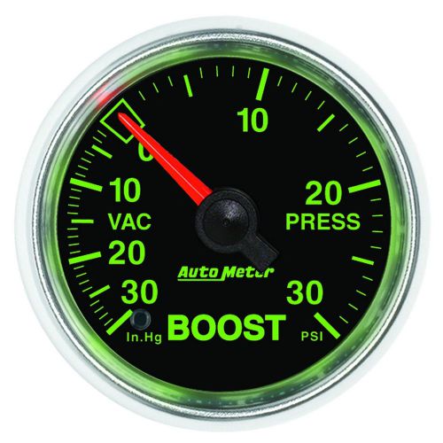 Auto meter 3803 gs; mechanical boost/vacuum gauge