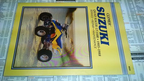 Clymer suzuki quad racer lt250r repair manual 1985-1988