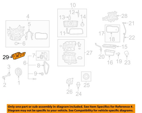 Chrysler oem-engine intake manifold gasket 4781034ab