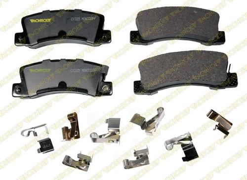 Monroe cx325 brake pad or shoe, rear-monroe ceramics brake pad