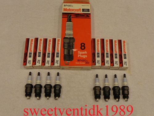 ‘nos’ ford motorcraft bf-42c spark plugs....mustang, torino, cougar, thunderbird