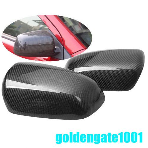 Carbon fiber side view mirror covers for mitsubishi lancer evolution x evo 10 gg