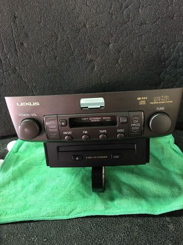 Oem lexus ls430 mark levinson 6 disc cd nav changer radio receiver