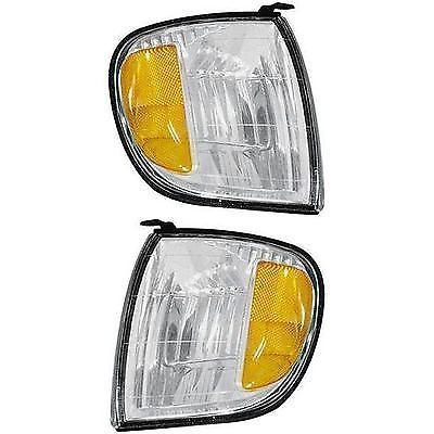 New set of 2 corner lights parking side marker lamps left &amp; right lh rh pair