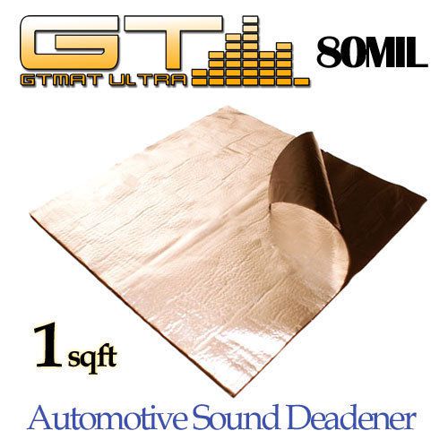 New 1 sq ft gtmat ultra sound dampning automotive proofing insulation deadener