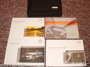 2008 audi tt roadster car owners manual books navigation guide case all models