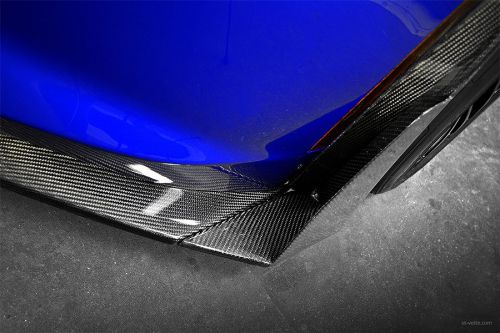 2014-2016 chevrolet corvette c7 z06 stage 3 front splitter winglets carbon fiber