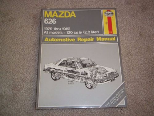 Haynes mazda 626 automotive repair manual 1979-1982 mechanic guide book