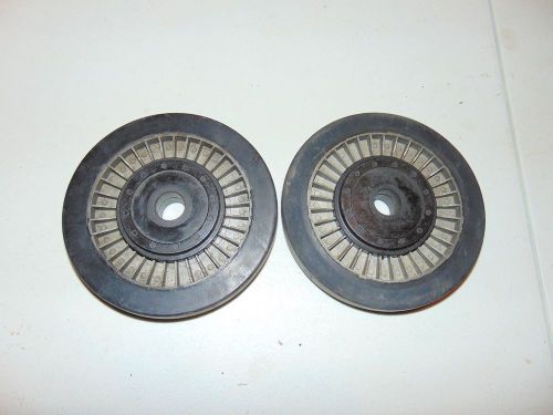 2 vintage arctic cat rear suspension idler wheels 5 5/8&#034; x 3/4&#034; lot