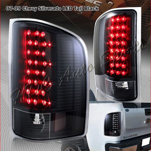 For 2007-2014 gmc sierra 3500hd led black housing rear tail lights lamps lamps