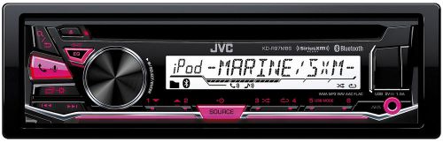 Jvc kd-r97mbs 1-din marine cd receiver+bluetooth+usb 4 android/iphone+siriusxm