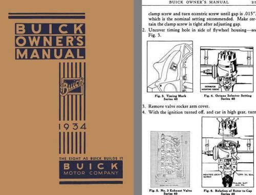 Buick 1934 - buick owner&#039;s manual 1934 - the eight as buick builds it - buick mo