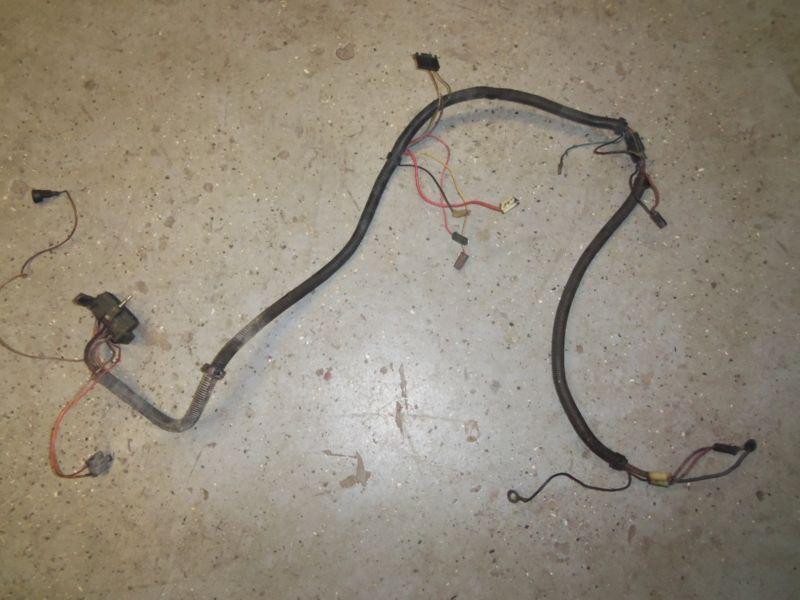 1978 corvette engine,starter,alternator wiring harness