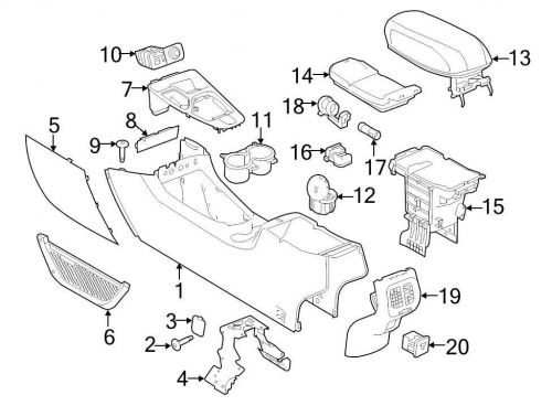 Brand new genuine oem mopar front power inverter outlet 2014-2015 jeep cherokee