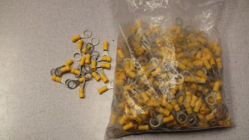 Lot of 500 yellow ring connectors 12-10 gauge