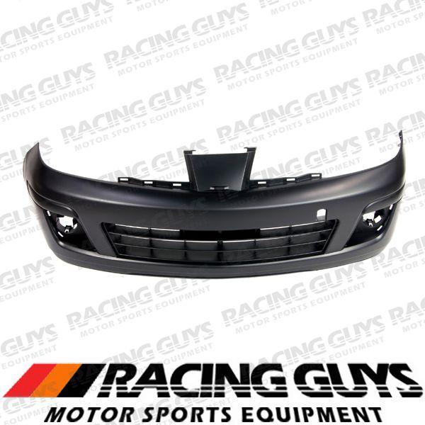 07-09 nissan versa front bumper cover primered new facial plastic ni1000245