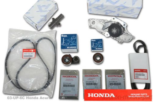 Genuine/oem honda ridgeline 2006 3.5l v6 timing belt, water pump, hydraulic new