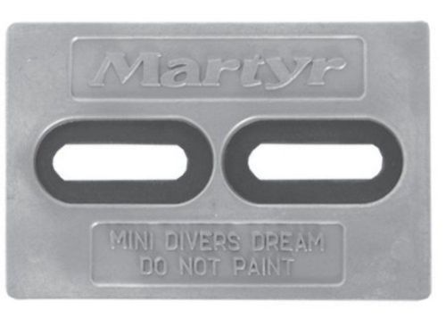 Martyr anodesmartyr  hull zinc anode 1/2&#034; x 3.9&#034; x 5.9&#034; cmdivermini lc