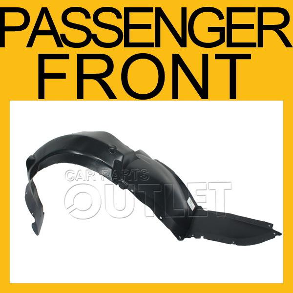 05-10 cobalt front splash shield gm1251120 fender liner plastic 07-09 g5 right r