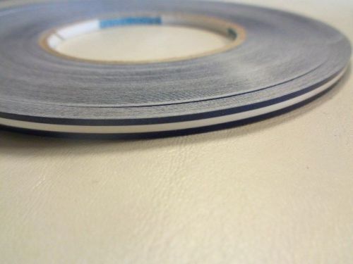 Pinstripe decal tape navy blue / white 3/16&#034; x 150&#039; marine boat