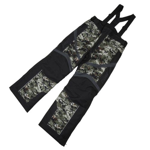 Mossi boys flurry snow bibs camo/black size 10