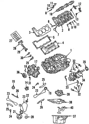 Dodge\jeep\ram 68052222ab genuine oem bearings