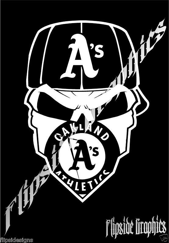 Oakland athletics decal custom windows tailgates bumper laptop stickers 10" 