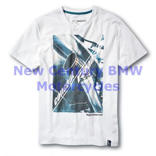 Bmw genuine motorcycle men concept roadster t-shirt tee shirt white xxxl