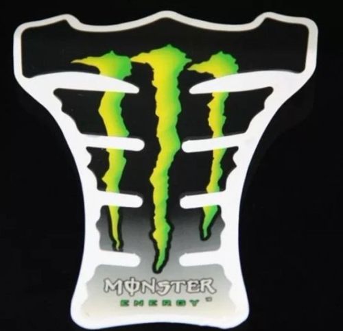 Monster green motorcycle gas tank pad protector universal