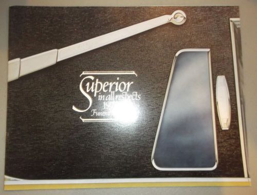 1975 superior funeral coach hearse cadillac pontiac chassis brochure full line