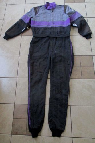 Vtg design 500 racewear sfi spec 3.3 nomex auto racing nascar suit mens xl*