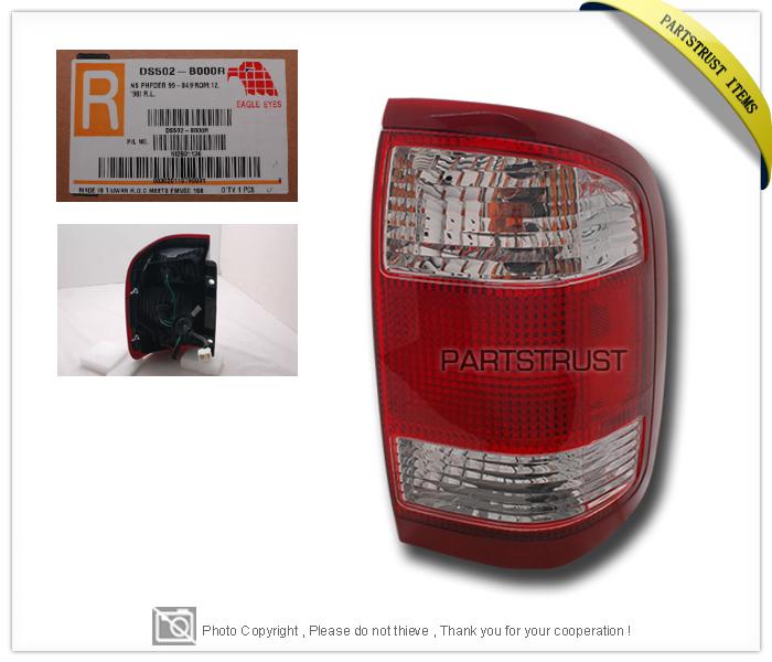 99-04 nissan pathfinder tail lights rear lamp right rh side oe style brand new